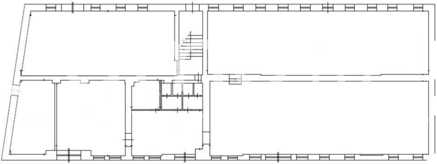 Планировка офиса 1539.8 м², 1 этаж, БЦ «г Москва, Вольная ул., 35»